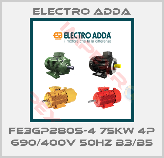 Electro Adda-FE3GP280S-4 75kW 4P 690/400V 50Hz B3/B5