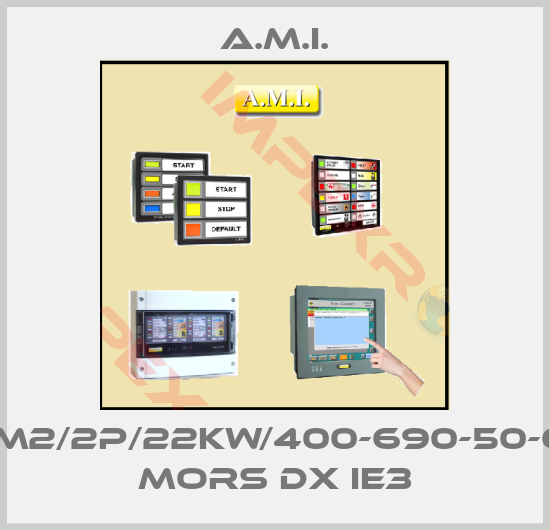 A.M.I.-M180M2/2P/22KW/400-690-50-60/B3 MORS DX IE3