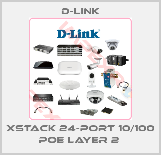 D-Link-XSTACK 24-PORT 10/100 POE LAYER 2 