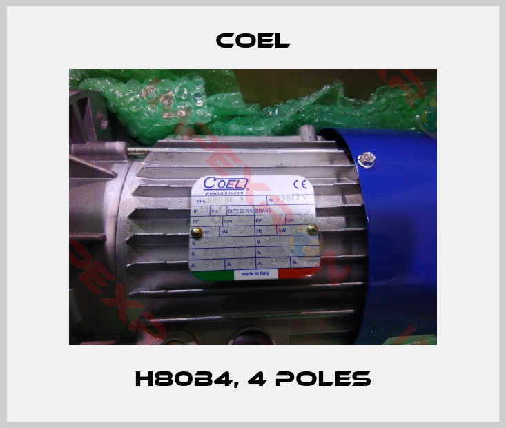 Coel-H80B4, 4 poles