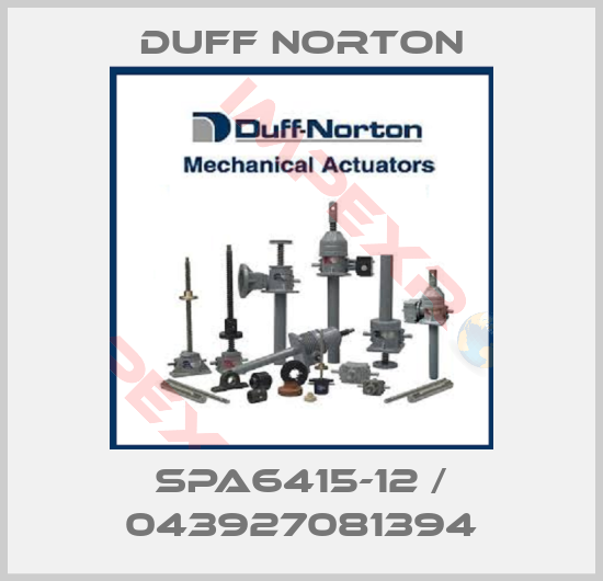 Duff Norton-SPA6415-12 / 043927081394