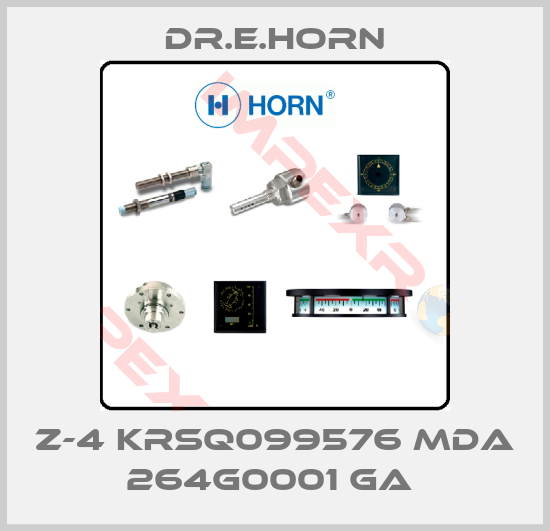 Dr.E.Horn-Z-4 KRSQ099576 MDA 264G0001 GA 
