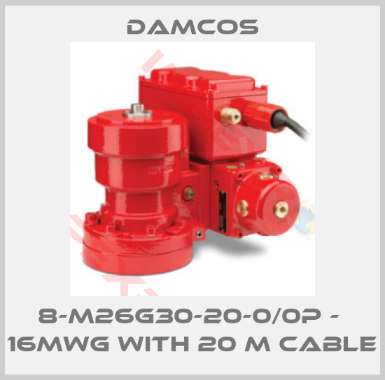 Damcos-8-M26G30-20-0/0P -  16mWG with 20 m cable