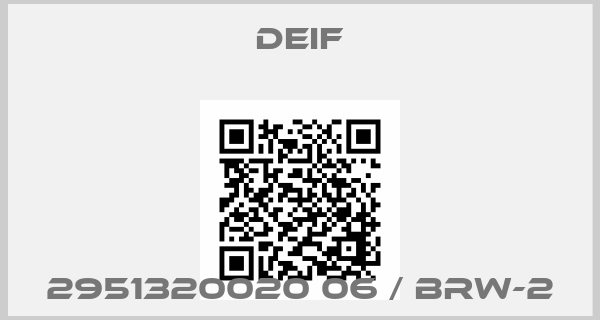 Deif-2951320020 06 / BRW-2