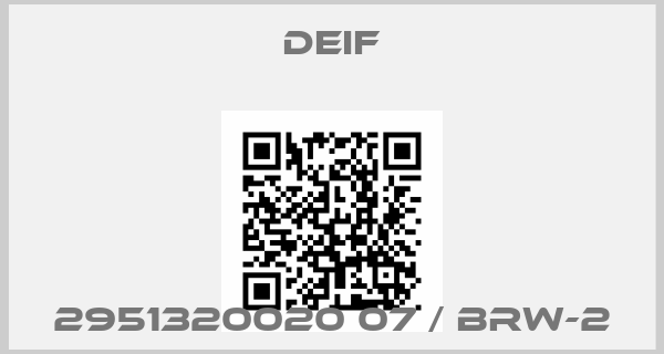 Deif-2951320020 07 / BRW-2