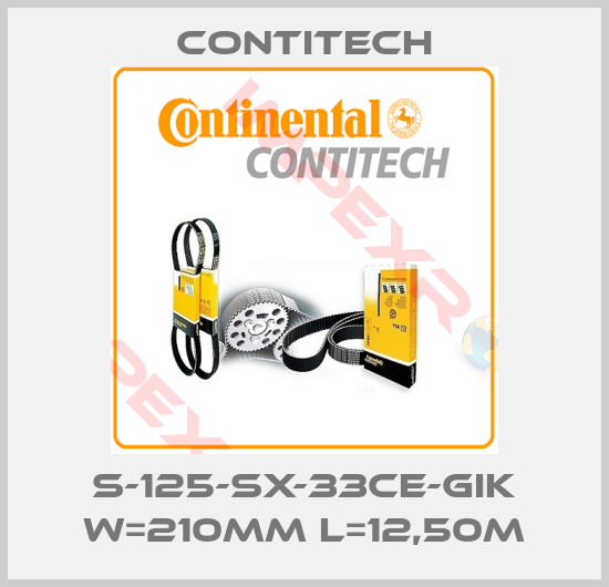 Contitech-S-125-SX-33CE-GIK W=210mm L=12,50m