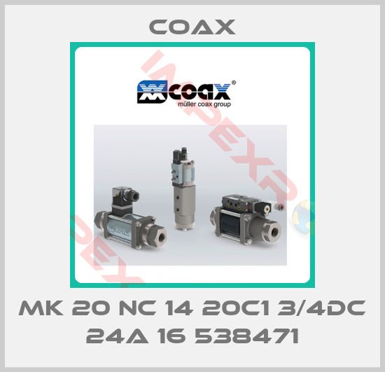 Coax-MK 20 NC 14 20C1 3/4DC 24A 16 538471