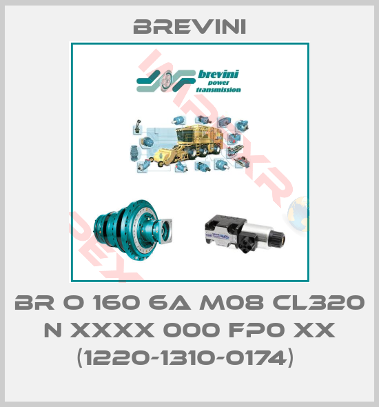 Brevini-BR O 160 6A M08 CL320 N XXXX 000 FP0 XX (1220-1310-0174) 