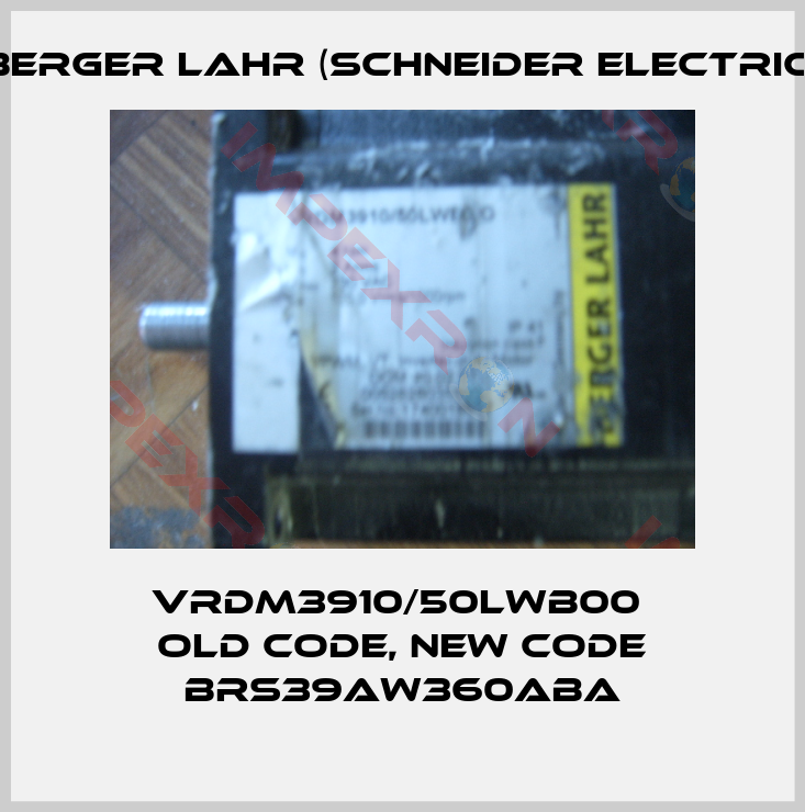 Berger Lahr (Schneider Electric)-VRDM3910/50LWB00  old code, new code BRS39AW360ABA