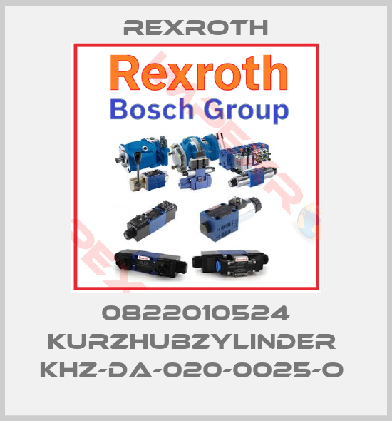 Rexroth-0822010524 Kurzhubzylinder  KHZ-DA-020-0025-O 
