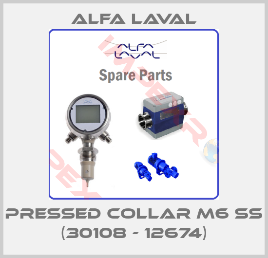 Alfa Laval-PRESSED COLLAR M6 SS (30108 - 12674)