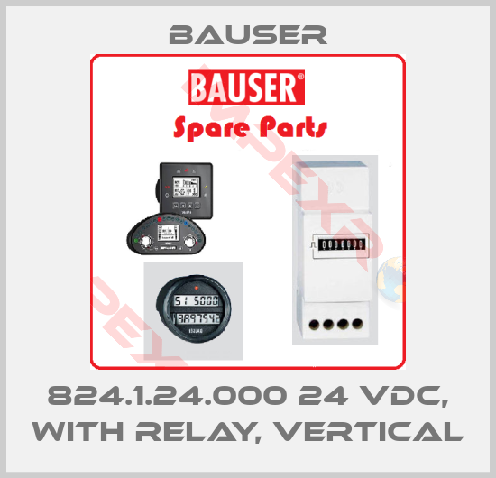 Bauser-824.1.24.000 24 VDC, with relay, vertical