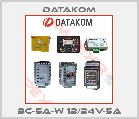 DATAKOM-BC-5A-W 12/24V-5A