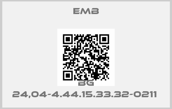 Emb-BG 24,04-4.44.15.33.32-0211 
