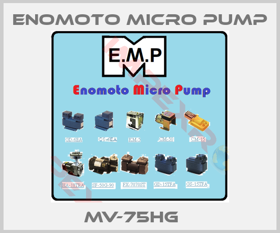 Enomoto Micro Pump-MV-75HG   