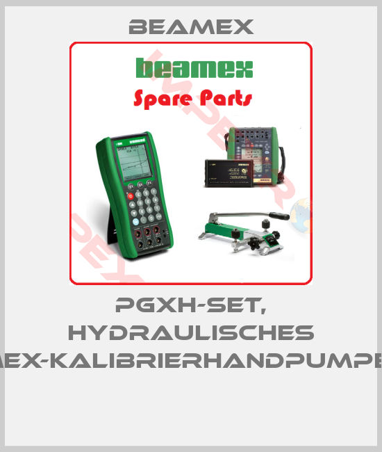 Beamex-PGXH-Set, hydraulisches BEAMEX-Kalibrierhandpumpenset 