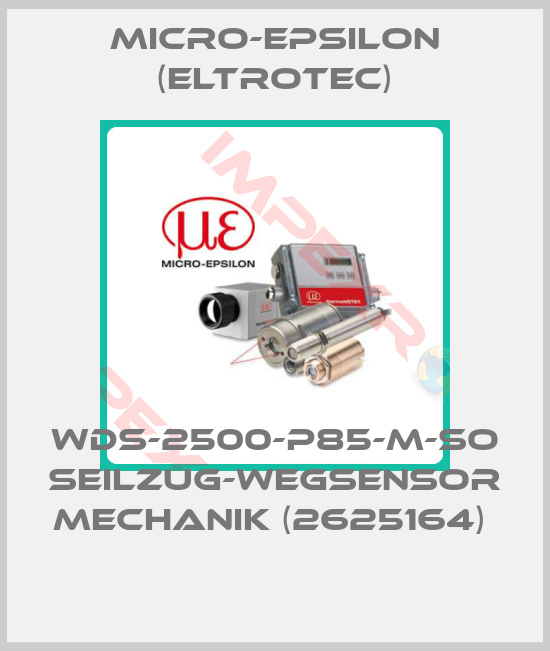 Micro-Epsilon (Eltrotec)-WDS-2500-P85-M-SO Seilzug-Wegsensor Mechanik (2625164) 