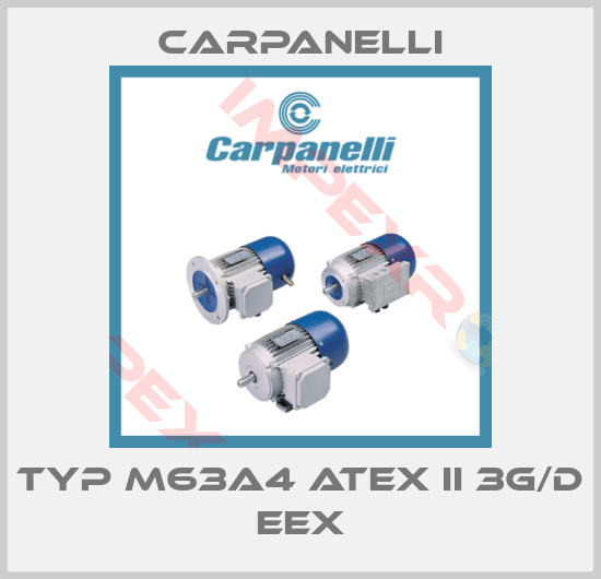 Carpanelli-Typ M63a4 ATEX II 3G/D EEx