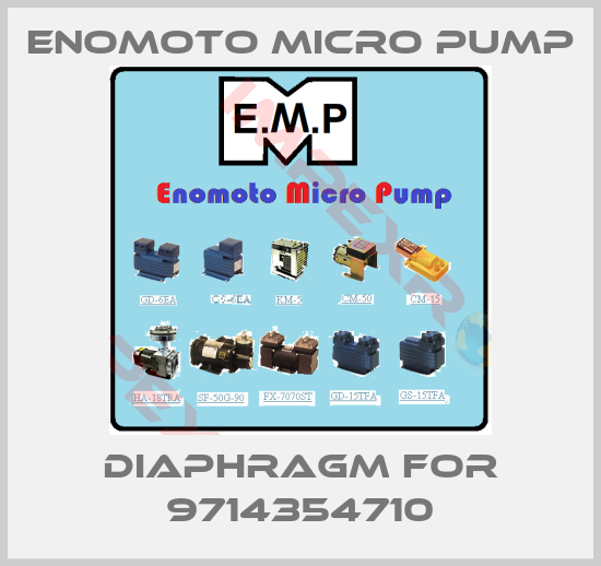 Enomoto Micro Pump-Diaphragm for 9714354710