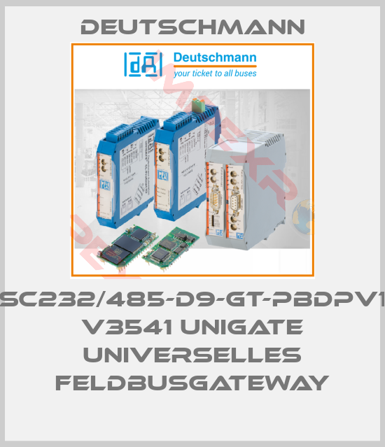 Deutschmann-SC232/485-D9-GT-PBDPV1 V3541 UNIGATE Universelles Feldbusgateway