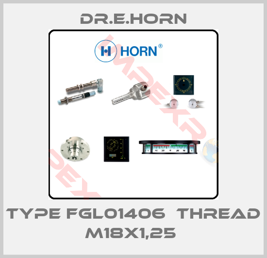 Dr.E.Horn-Type FGL01406  thread M18x1,25 