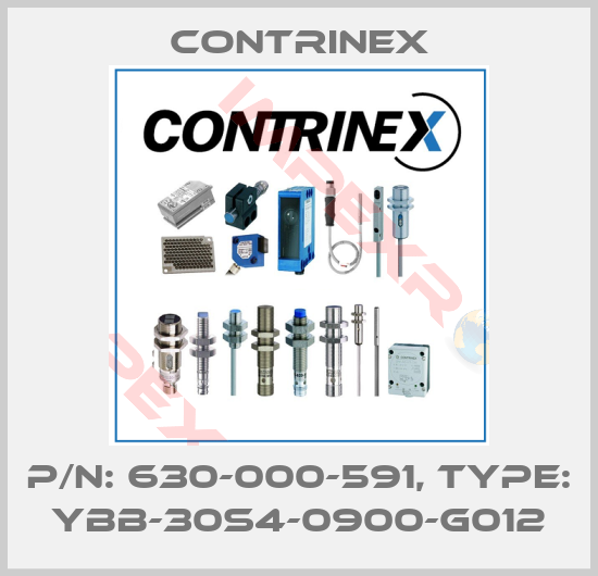Contrinex-p/n: 630-000-591, Type: YBB-30S4-0900-G012