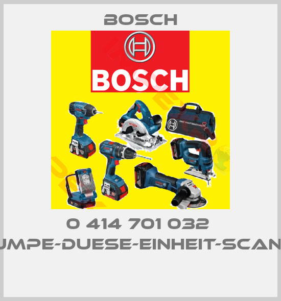 Bosch-0 414 701 032  (Pumpe-Duese-Einheit-Scania) 