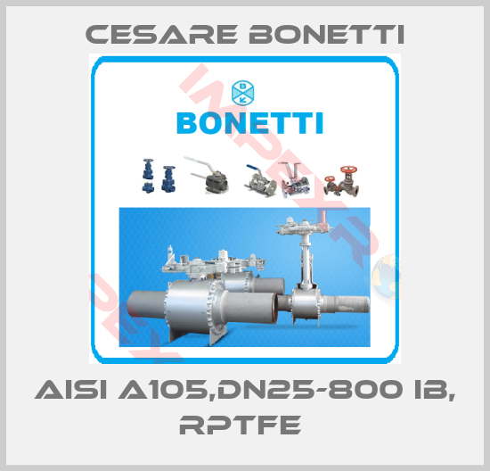 Cesare Bonetti-AISI A105,DN25-800 IB, RPTFE 