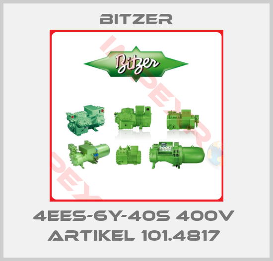 Bitzer-4EES-6Y-40S 400V  ARTIKEL 101.4817 