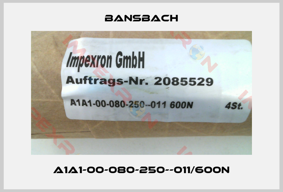 Bansbach-A1A1-00-080-250--011/600N