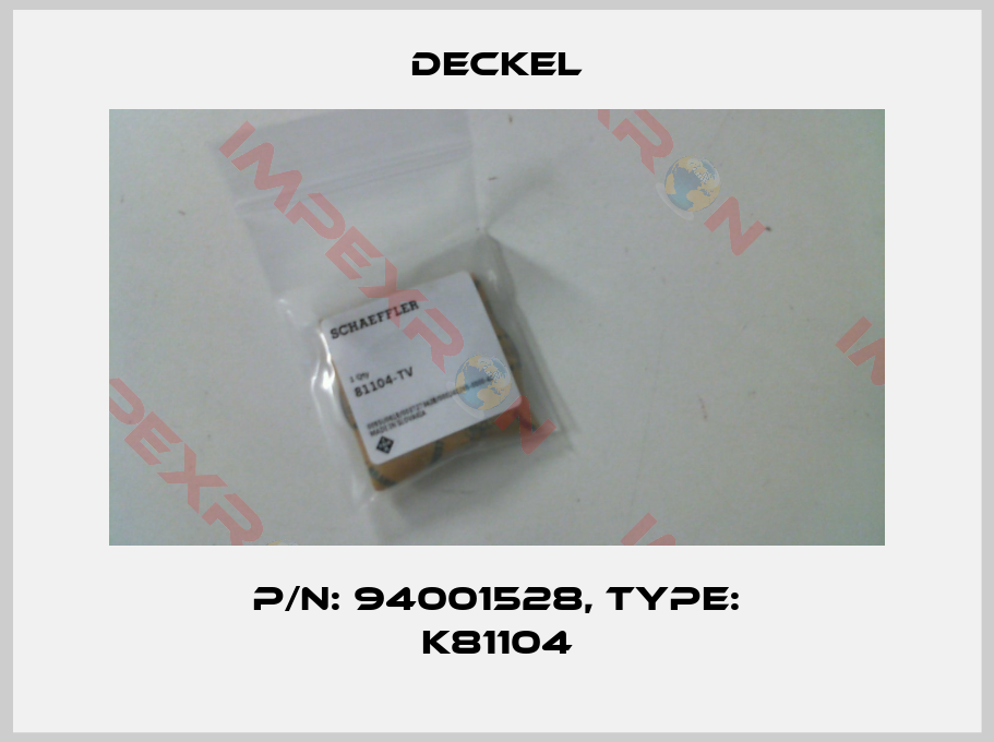 Deckel-P/N: 94001528, Type: K81104