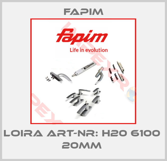 Fapim-Loira Art-nr: H20 6100  20mm 