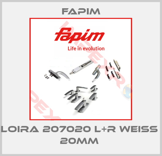 Fapim-Loira 207020 L+R weiss   20mm 