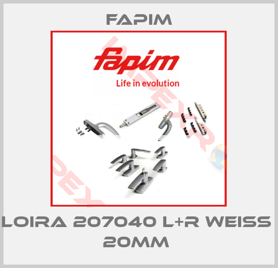 Fapim-Loira 207040 L+R weiss   20mm 