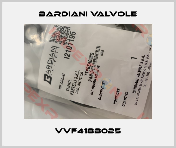 Bardiani Valvole-VVF418B025