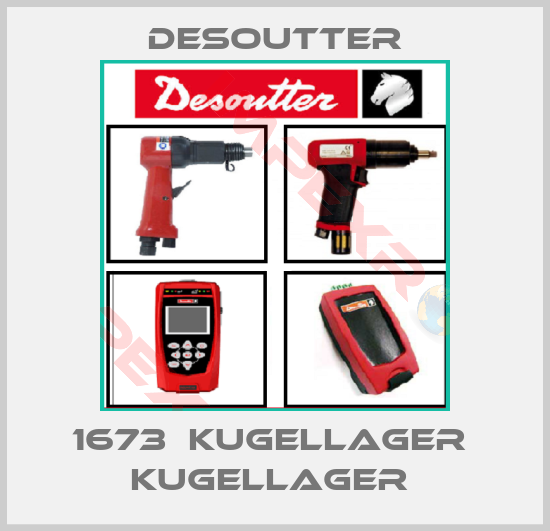 Desoutter-1673  KUGELLAGER  KUGELLAGER 