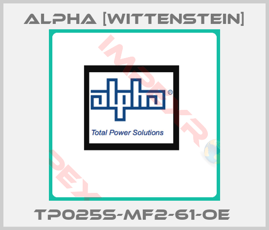 Alpha [Wittenstein]-TP025S-MF2-61-OE 