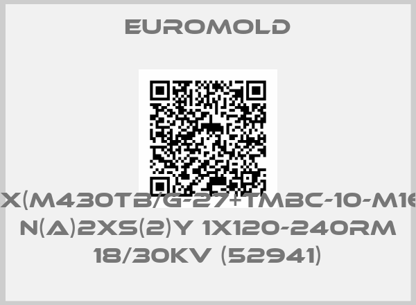 EUROMOLD-3X(M430TB/G-27+TMBC-10-M16) N(A)2XS(2)Y 1X120-240RM 18/30KV (52941)