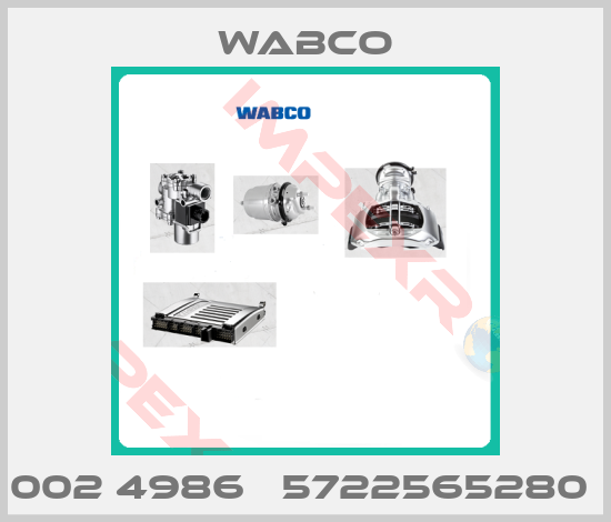 Wabco-002 4986   5722565280 