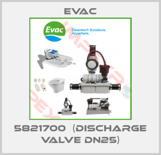 Evac-5821700  (DISCHARGE VALVE DN25)