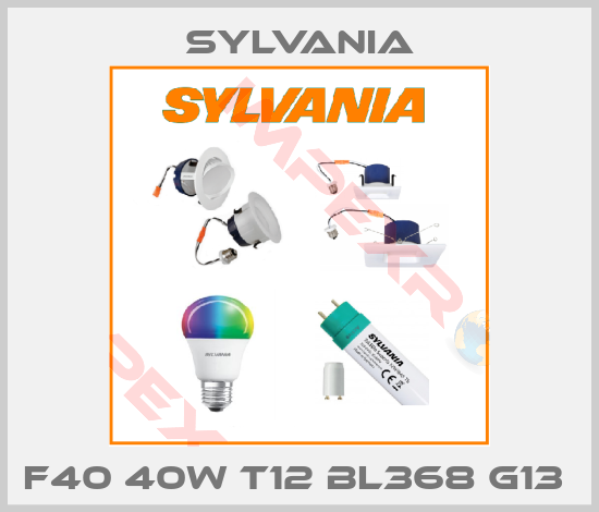 Sylvania-F40 40W T12 BL368 G13 