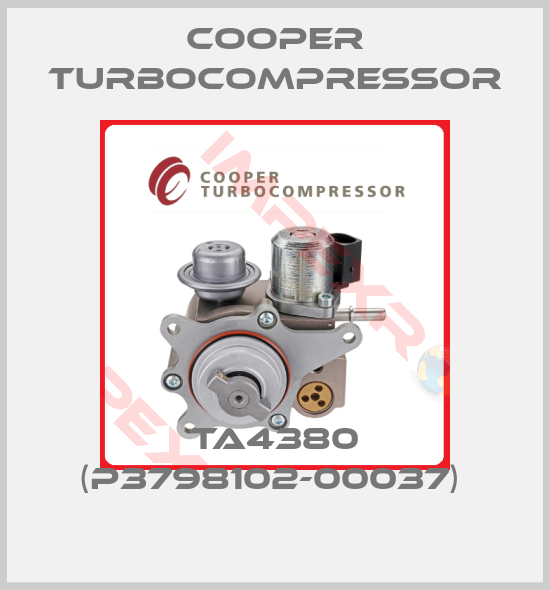 Cooper Turbocompressor-TA4380 (P3798102-00037) 