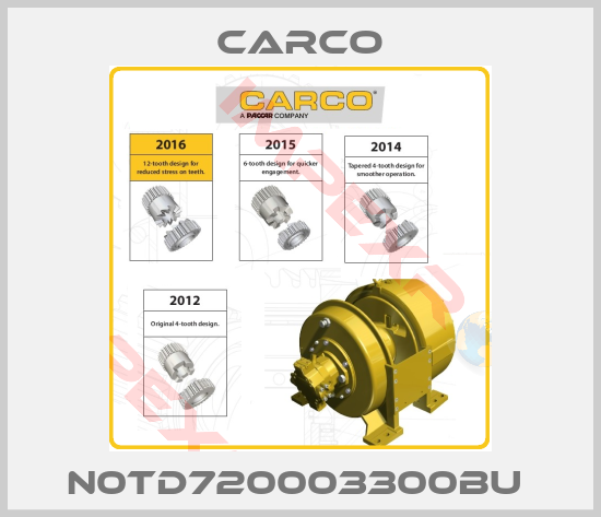 Carco-N0TD720003300BU 