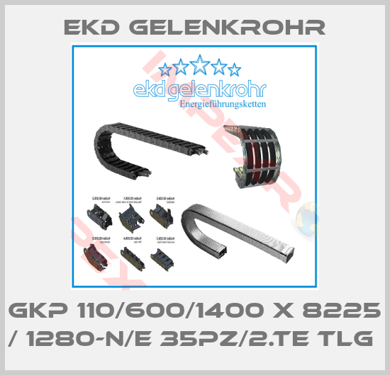 Ekd Gelenkrohr-GKP 110/600/1400 x 8225 / 1280-N/E 35Pz/2.te Tlg 
