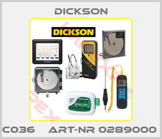 Dickson-C036    art-nr 0289000 