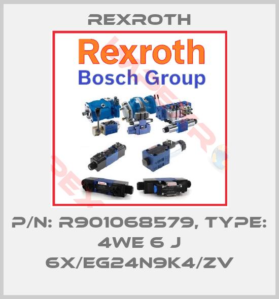 Rexroth-P/N: R901068579, Type: 4WE 6 J 6X/EG24N9K4/ZV