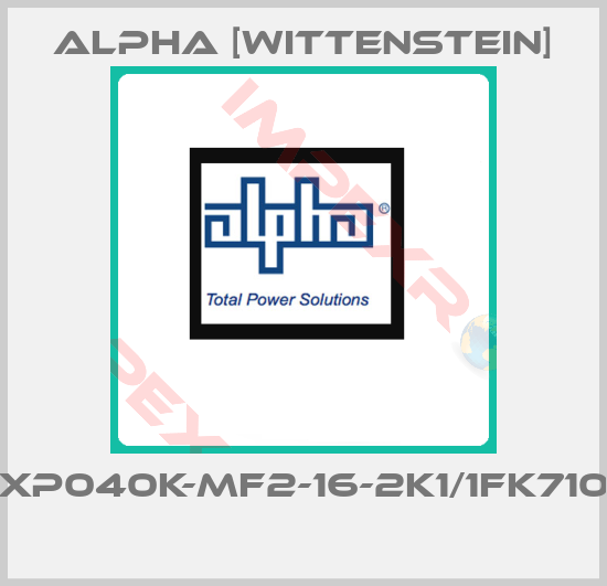 Alpha [Wittenstein]-XP040K-MF2-16-2K1/1FK710 