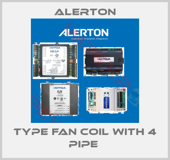 Alerton-Type fan coil with 4 pipe 