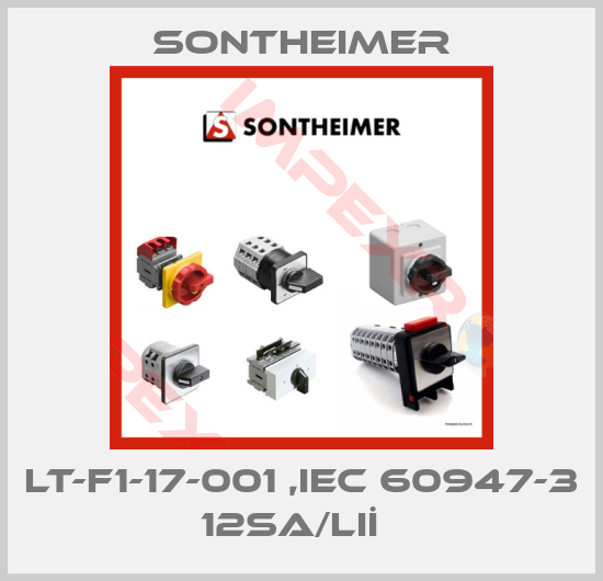 Sontheimer-LT-F1-17-001 ,IEC 60947-3 12SA/LIİ  