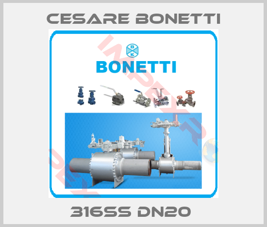 Cesare Bonetti-316SS DN20 